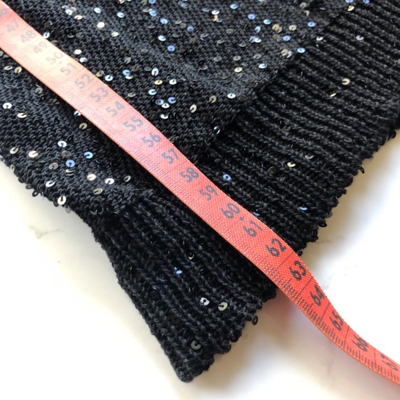 Stella McCartney Black Sequin Racerback Tank Top - Picture 10 of 12